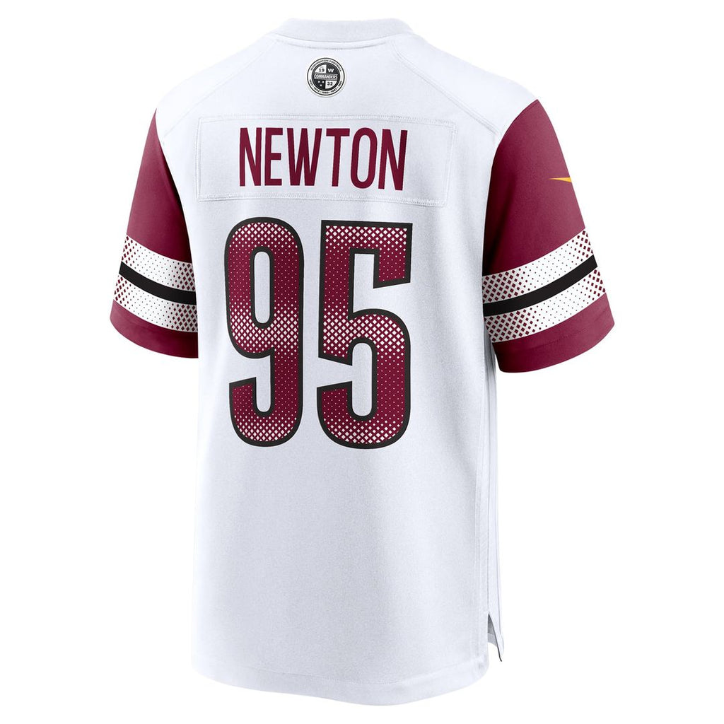 Men's Washington Commanders Jer'Zhan Newton Nike  White Game Jersey