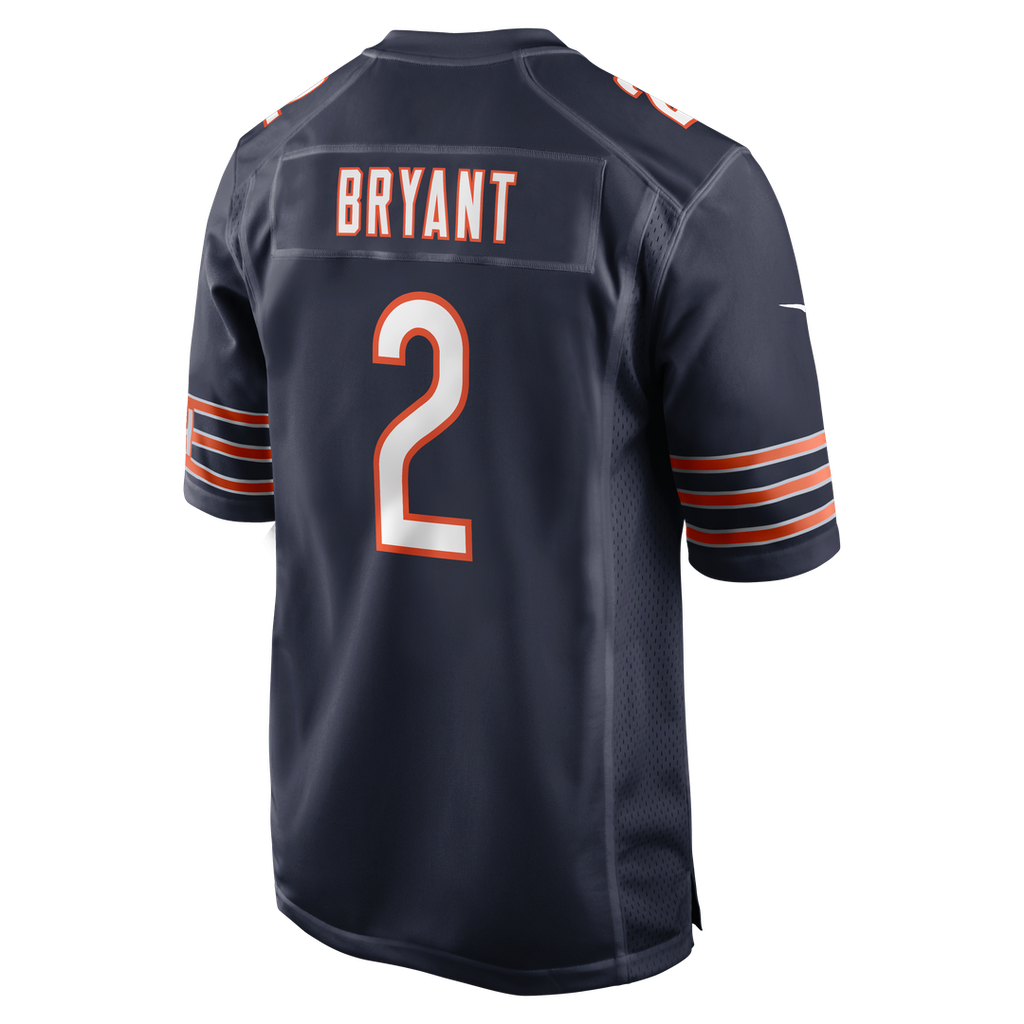 Men's Chicago Bears Coby Bryant Nike  Navy Team Game Jersey