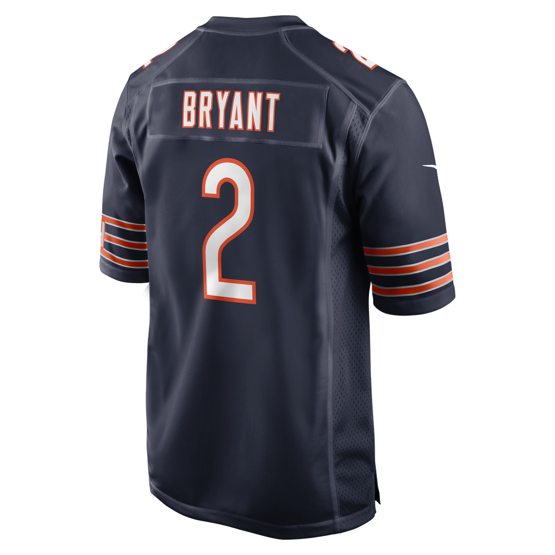 Men's Chicago Bears Coby Bryant Nike  Navy Team Game Jersey