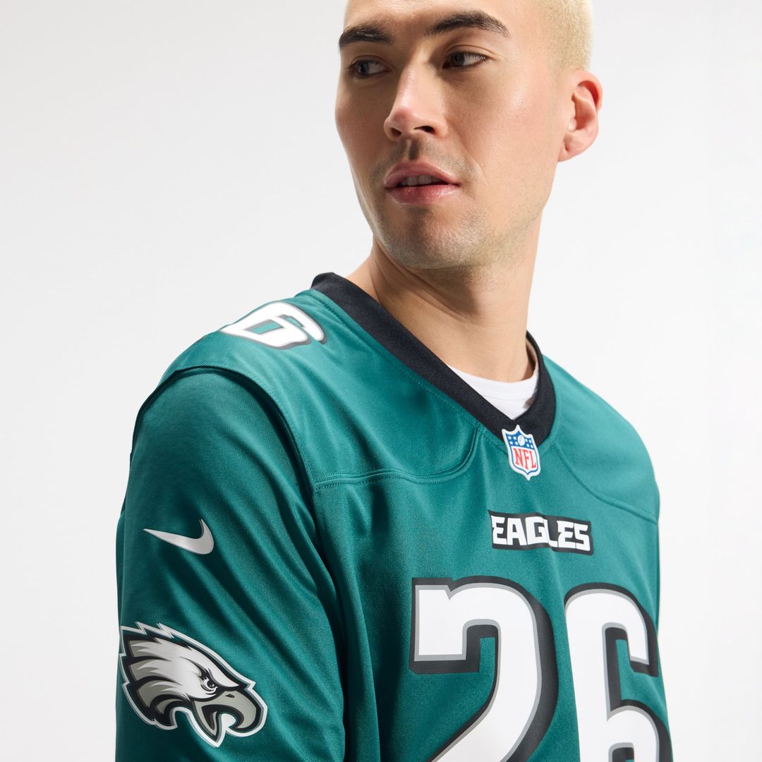 Men's Philadelphia Eagles Saquon Barkley Nike  Kelly Green Alternate Game Jersey
