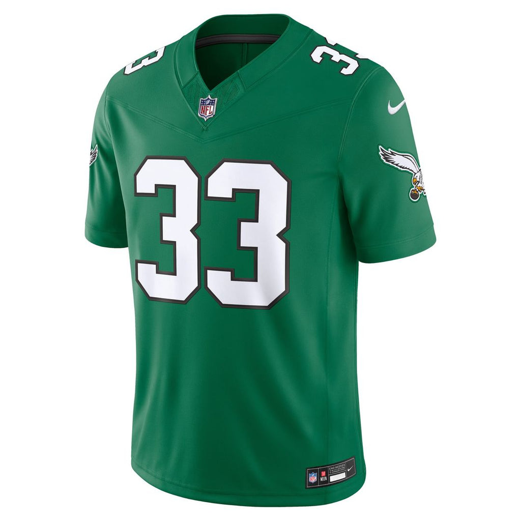 Men's Philadelphia Eagles Cooper DeJean Nike Black Alternate Vapor F.U.S.E. Stitched Limited Jersey