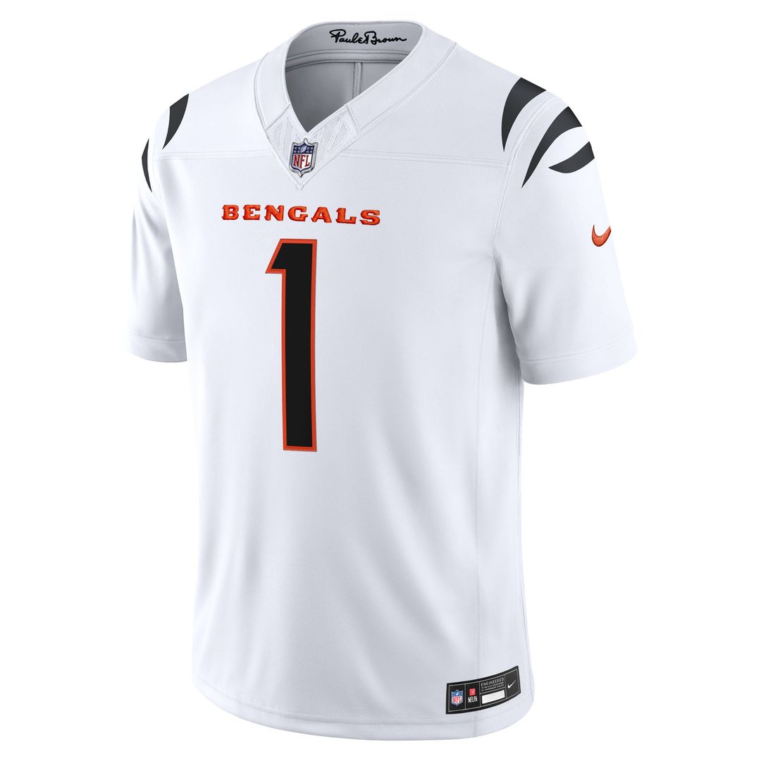 Men's Cincinnati Bengals Ja'Marr Chase Nike Black Team Vapor F.U.S.E. Stitched Limited Jersey