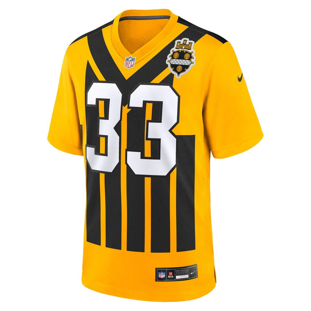Men's Pittsburgh Steelers Jack Sawyer Nike  Black Team Game Jersey