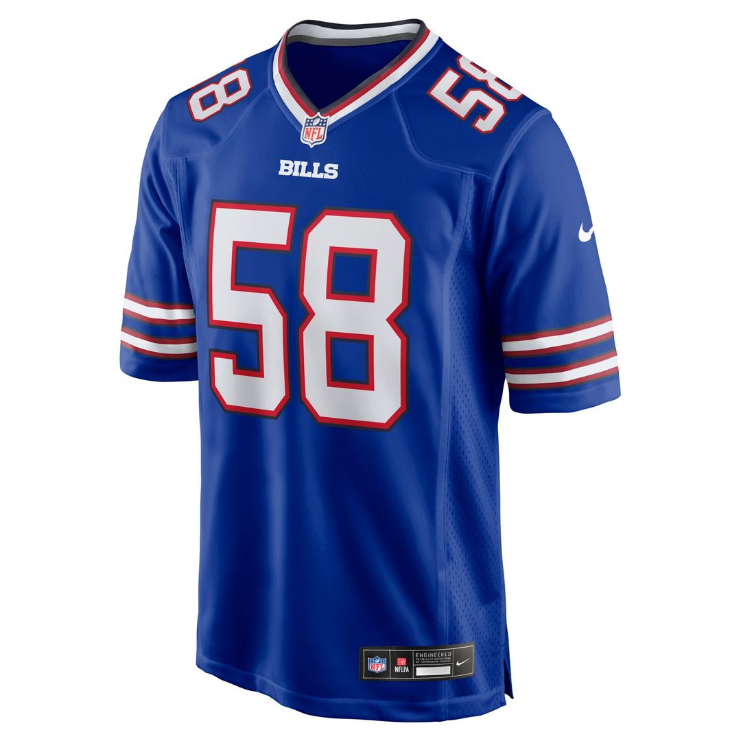 Men's Buffalo Bills Matt Milano Nike Red Alternate Game Jersey