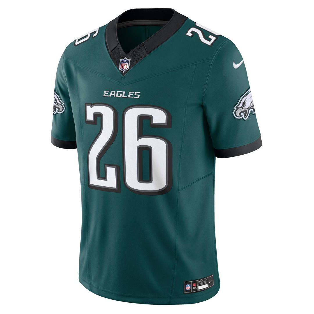 Men's Philadelphia Eagles Saquon Barkley Nike Black Vapor F.U.S.E. Limited Jersey