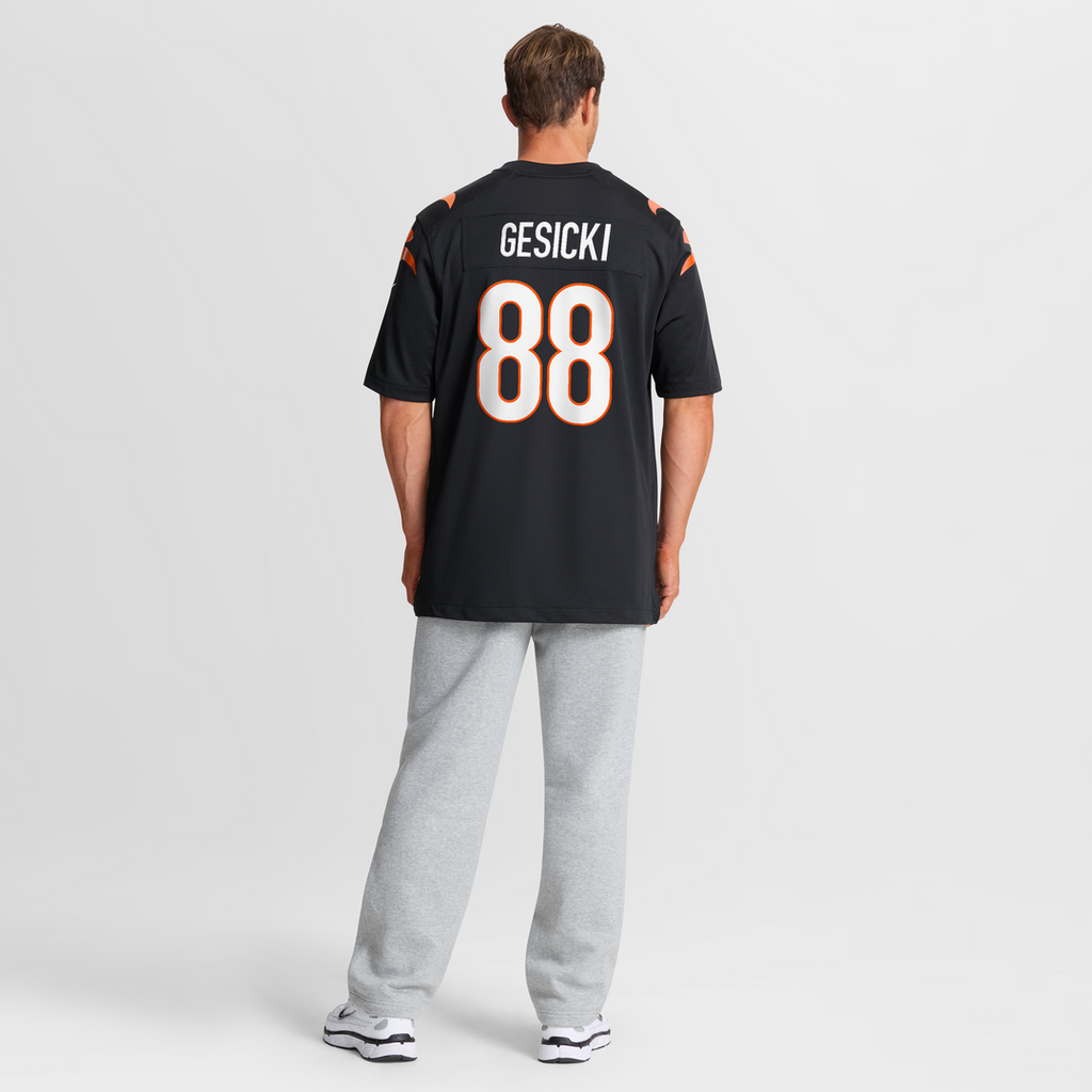 Men's Cincinnati Bengals Mike Gesicki Nike  Black Game Jersey