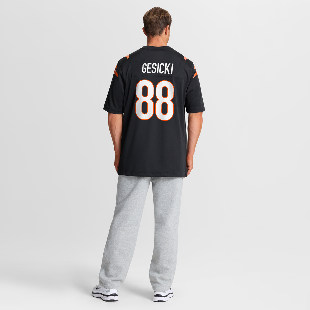 Men's Cincinnati Bengals Mike Gesicki Nike  Black Game Jersey