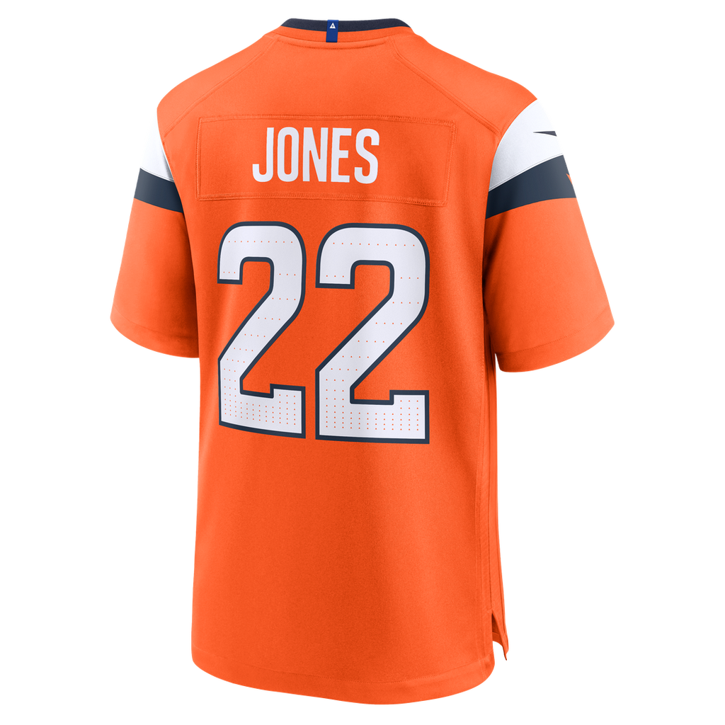 Men's Denver Broncos Brandon Jones Nike  Orange Team Game Jersey