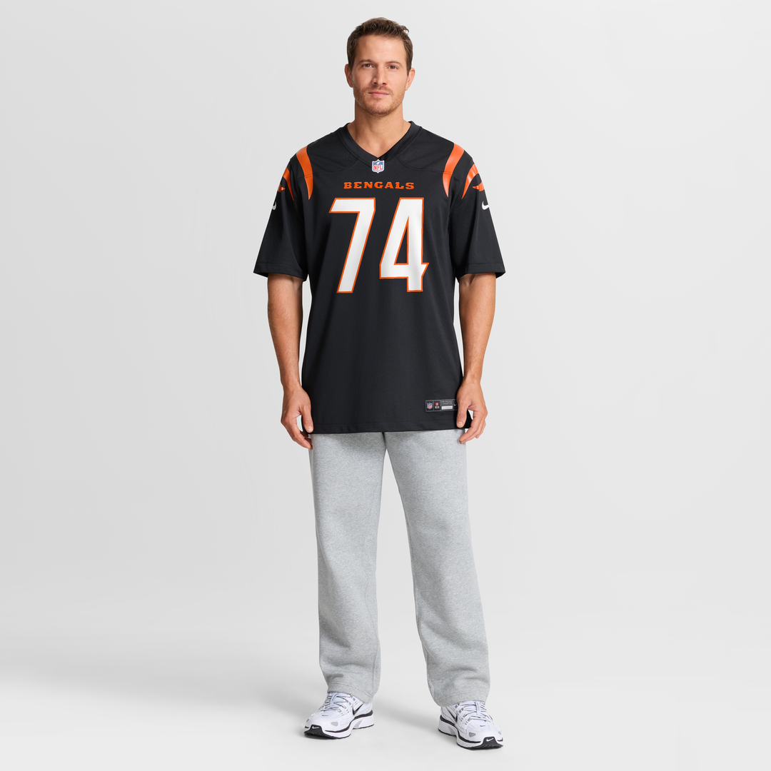 Men's Cincinnati Bengals Jalen Rivers Nike  Black Team Game Jersey