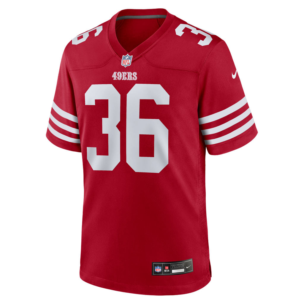Men's San Francisco 49ers Marques Sigle Nike  Scarlet Team Game Jersey
