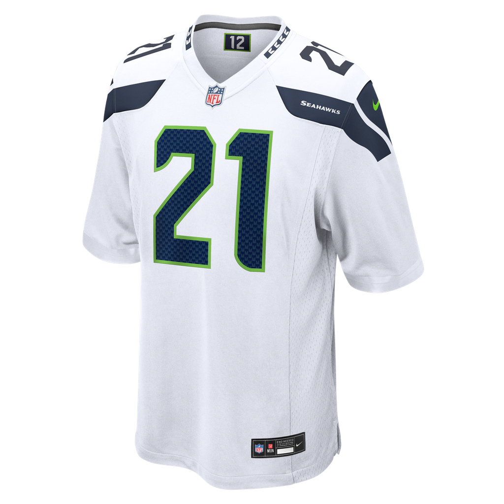 Men's Seattle Seahawks Devon Witherspoon Nike White Game Jersey