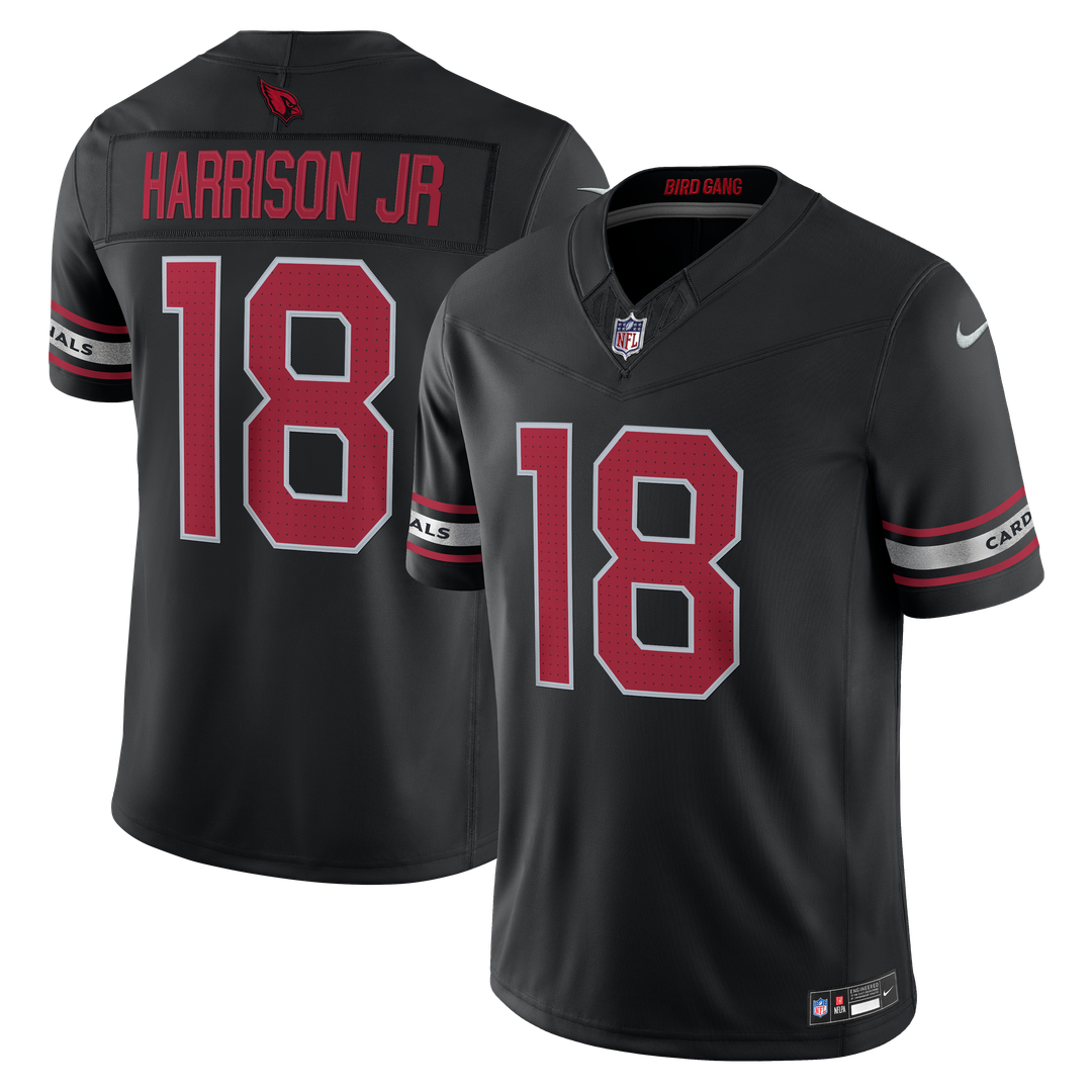 Men's Arizona Cardinals Marvin Harrison Jr. Nike White Vapor F.U.S.E. Stitched Limited Jersey