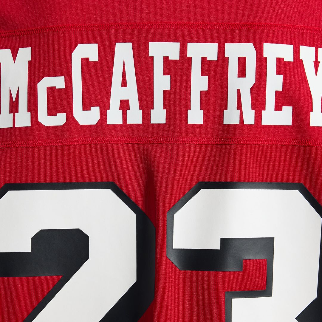 Men's San Francisco 49ers Christian McCaffrey Nike Scarlet Alternate Game Player Jersey