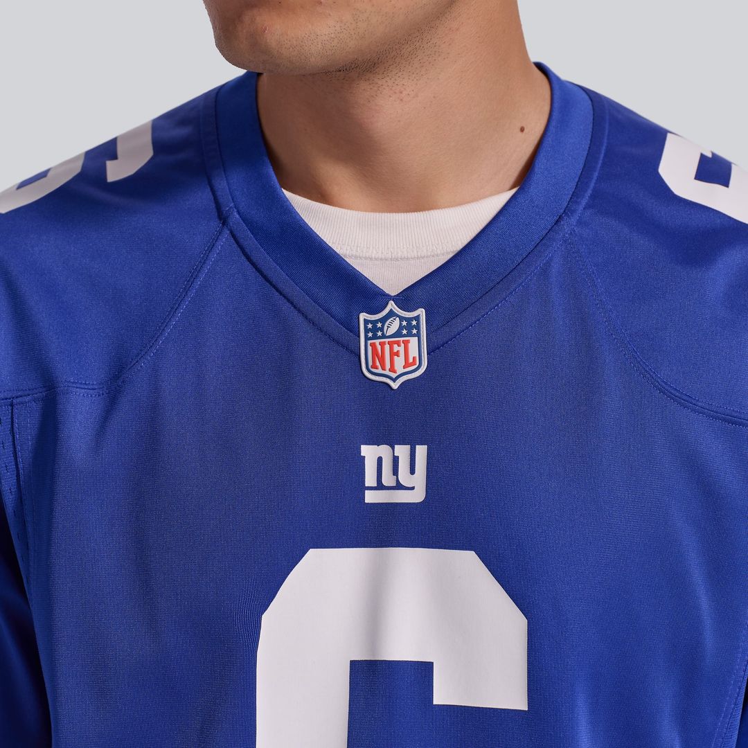 Men's New York Giants Jaxson Dart Nike Royal Team Game Jersey