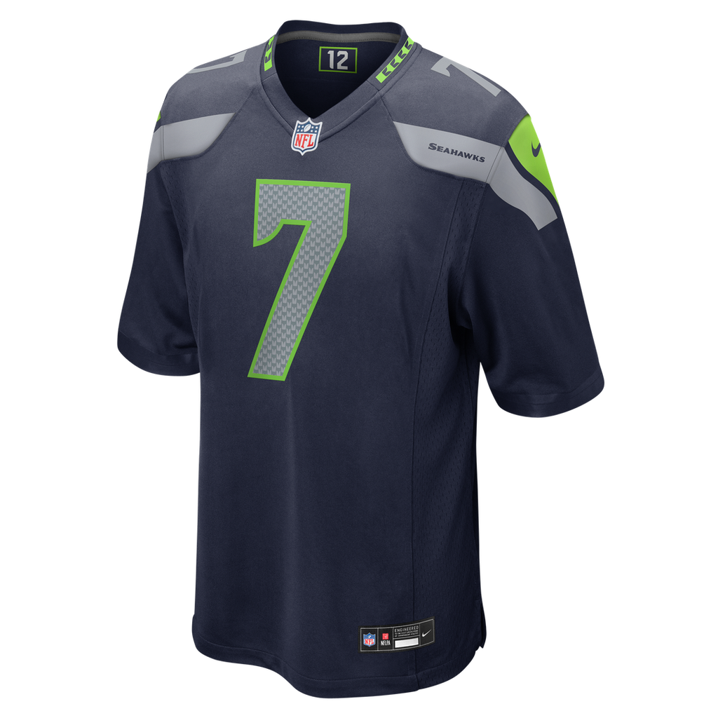 Men's Seattle Seahawks Uchenna Nwosu Nike College Navy Team Game Jersey