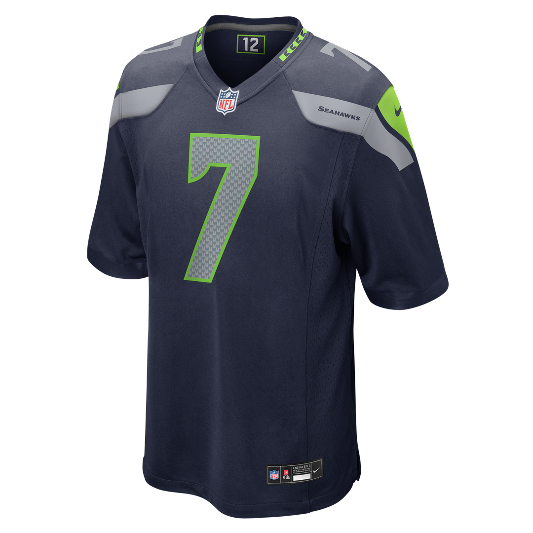 Men's Seattle Seahawks Uchenna Nwosu Nike College Navy Team Game Jersey