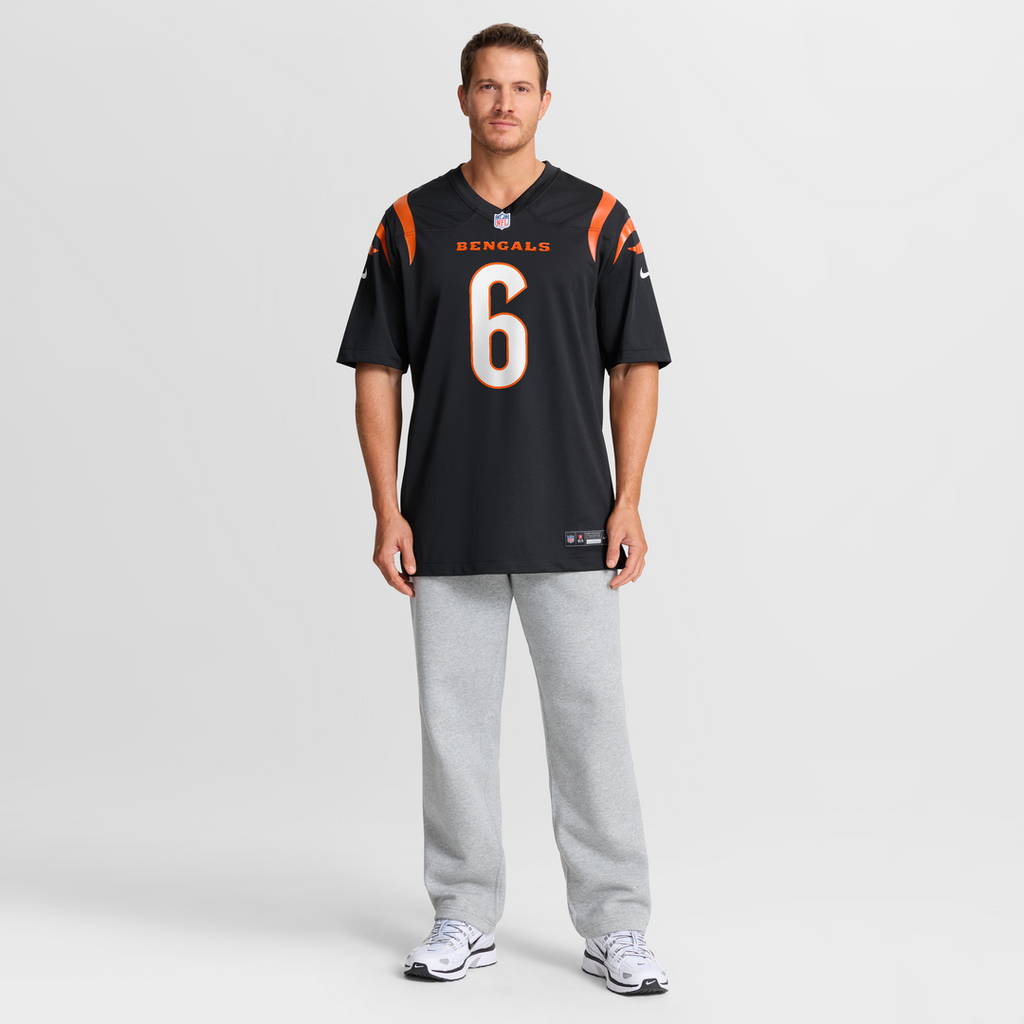Men's Cincinnati Bengals Bryan Cook Nike  Black Team Game Jersey