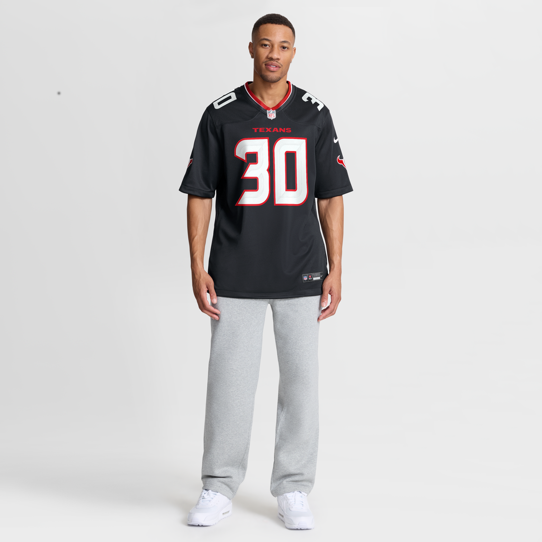 Men's Houston Texans Brandon Codrington Nike  Navy Team Game Jersey