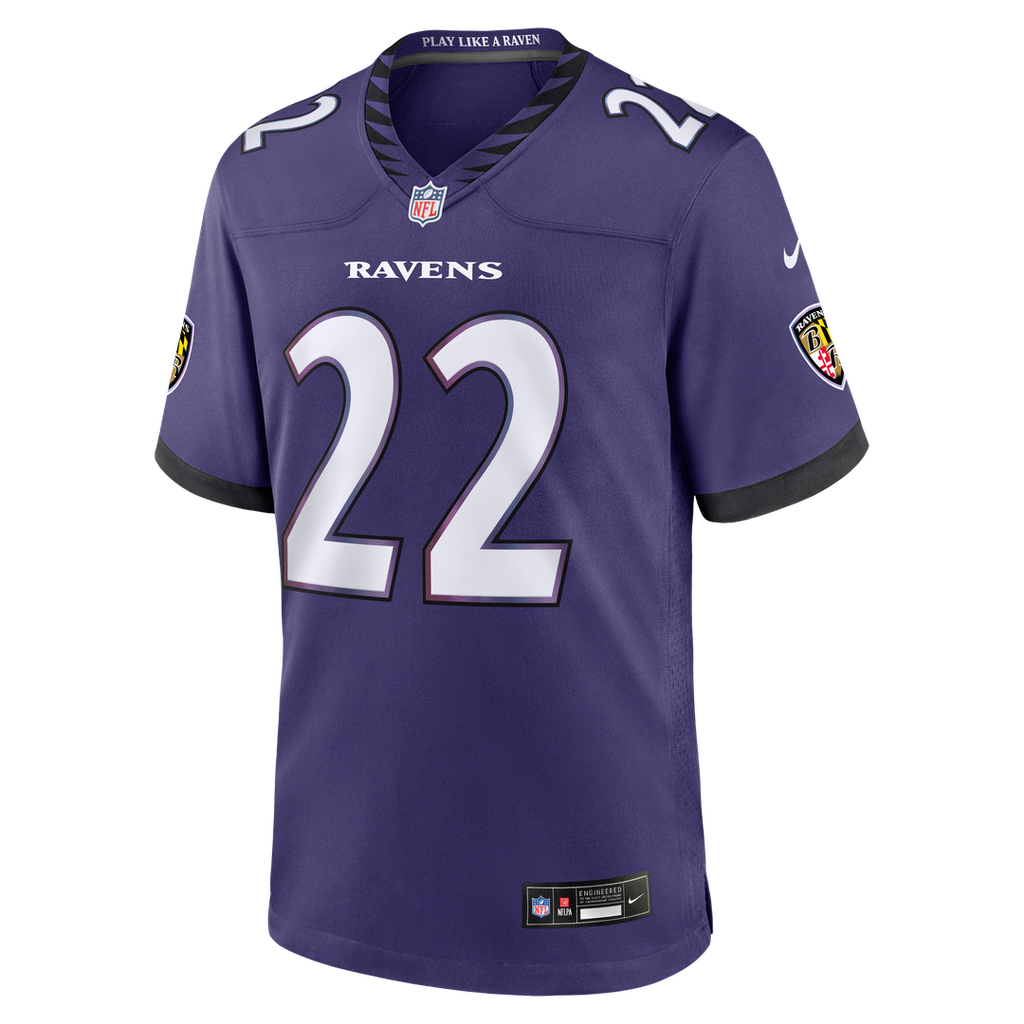 Men's Baltimore Ravens Derrick Henry Nike Purple Team Game Jersey