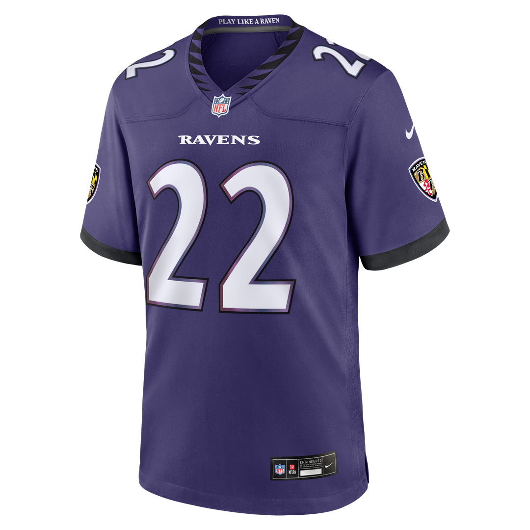 Men's Baltimore Ravens Derrick Henry Nike Purple Team Game Jersey