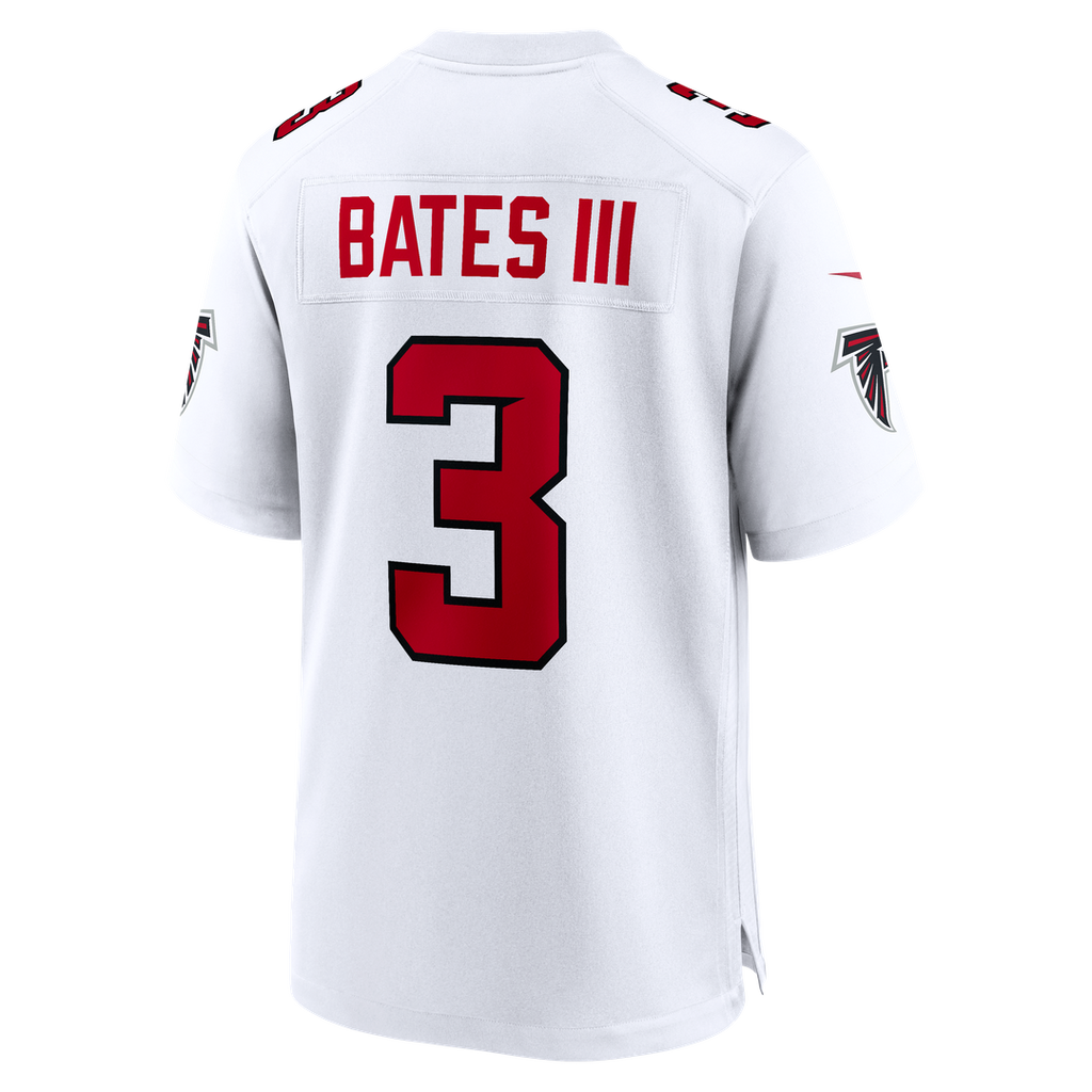 Men's Atlanta Falcons Jessie Bates III Nike White Game Jersey