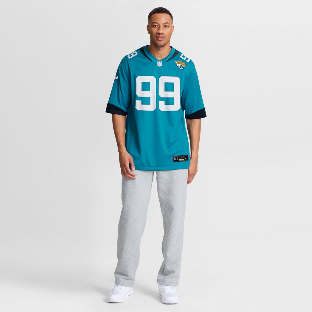 Men's Jacksonville Jaguars Ruke Orhorhoro Nike  Teal Team Game Jersey