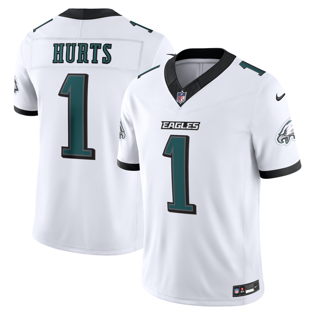 Men's Philadelphia Eagles Jalen Hurts Nike Midnight Green Team Vapor F.U.S.E. Stitched Limited Jersey