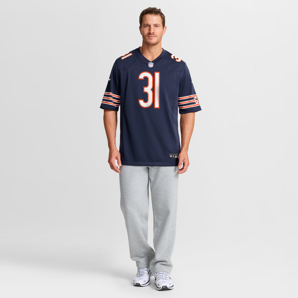Men's Chicago Bears Dillon Thieneman Nike Navy Team Game Jersey