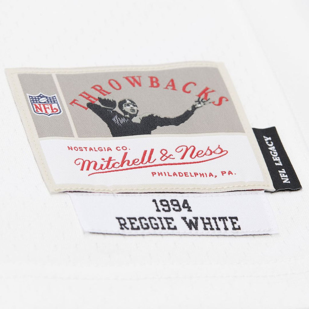 Men's Green Bay Packers Reggie White Mitchell & Ness White 1994 Legacy Replica Jersey