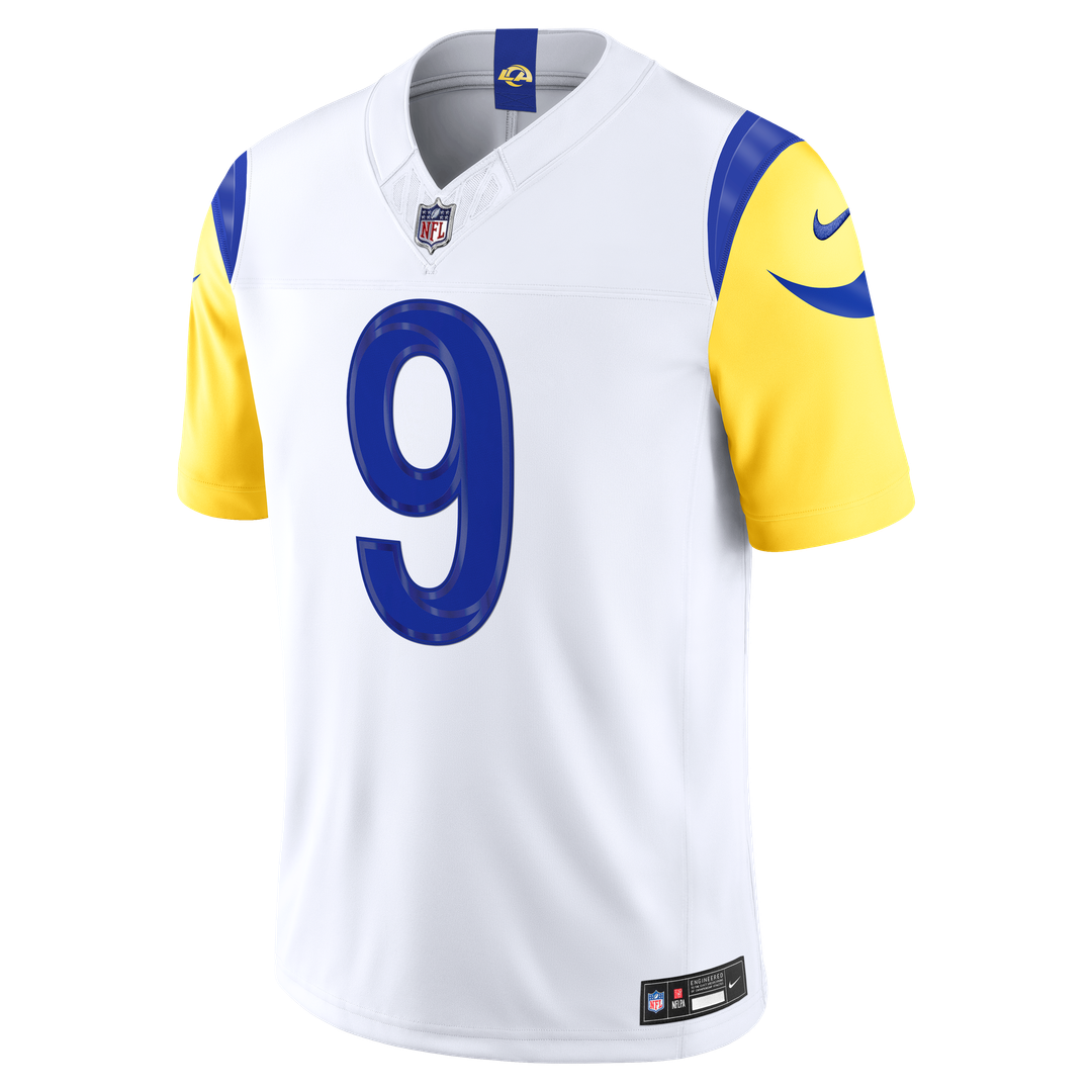 Men's Los Angeles Rams Matthew Stafford Nike White Vapor F.U.S.E. Stitched Limited Jersey