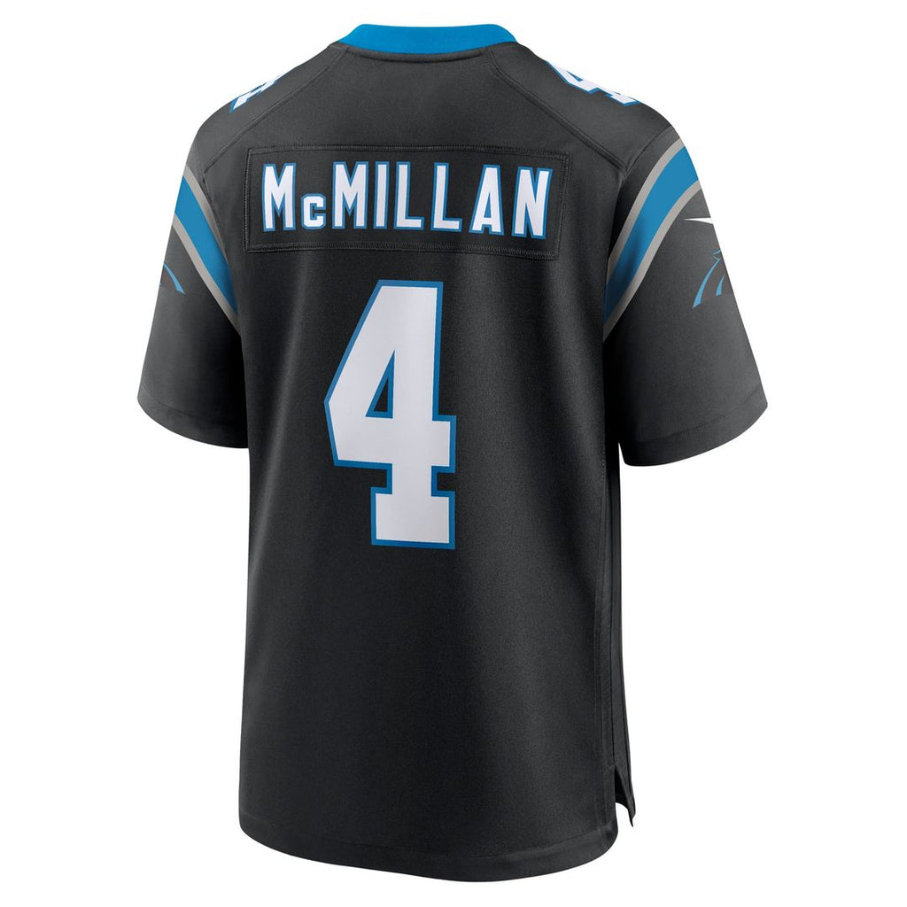 Men's Carolina Panthers Tetairoa McMillan Nike Blue Alternate Game Jersey
