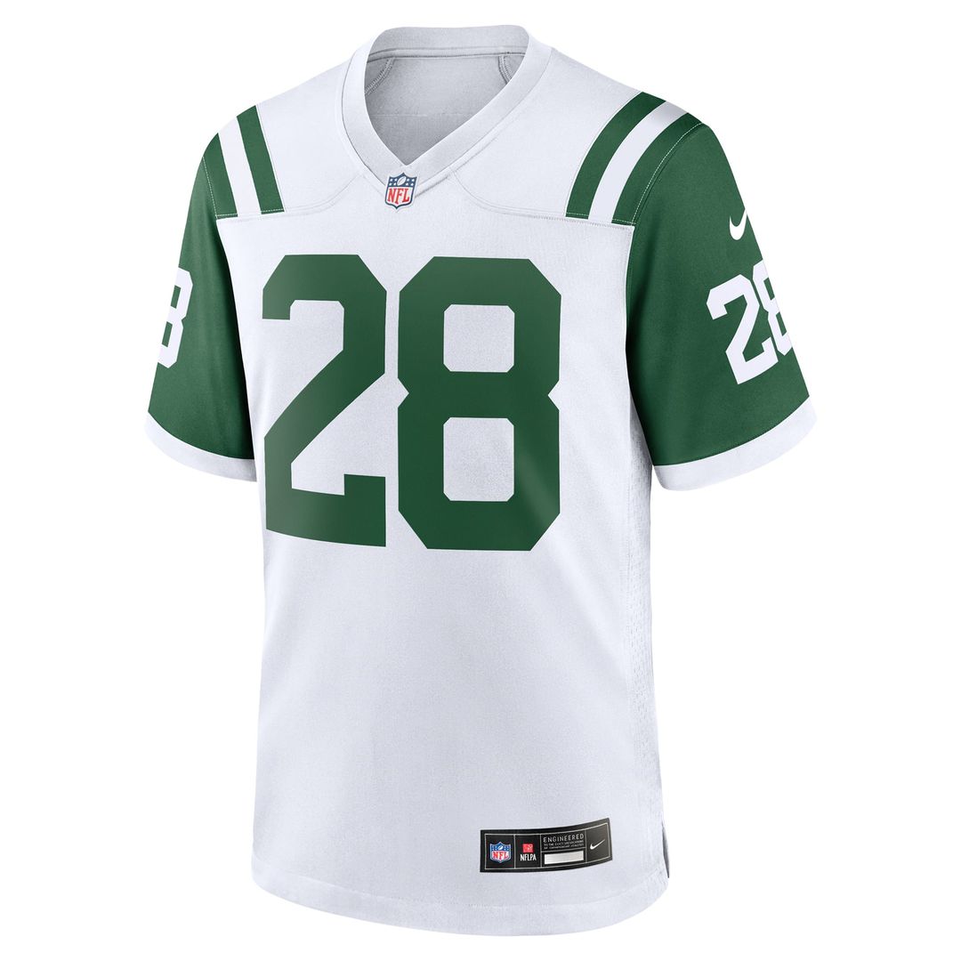 Men's New York Jets Curtis Martin Nike White Retired Player Alternate Game Jersey