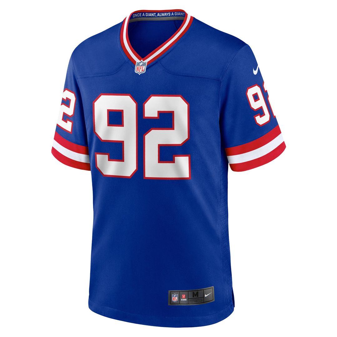 Men's New York Giants Michael Strahan Nike Royal Retired Player Alternate Game Jersey