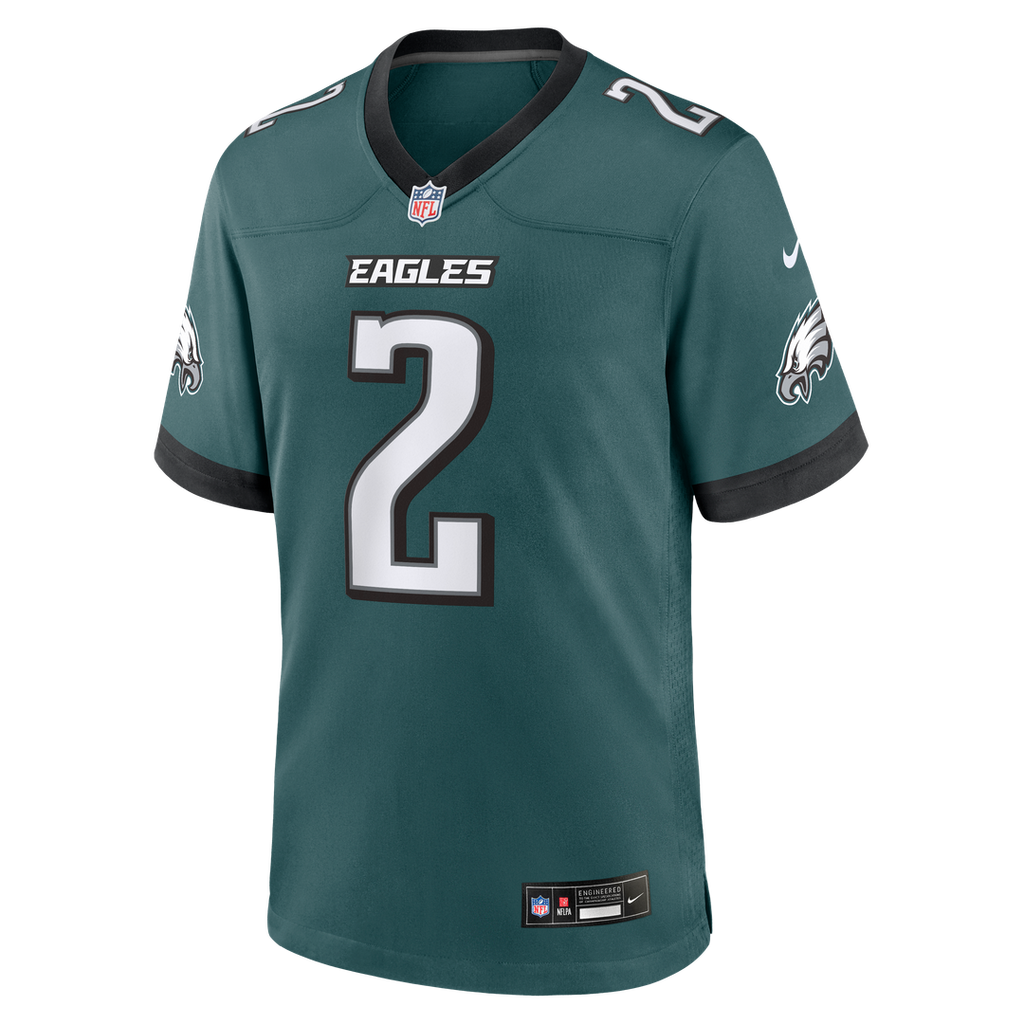 Men's Philadelphia Eagles Tariq Woolen Nike  Kelly Green Alternate Game Jersey