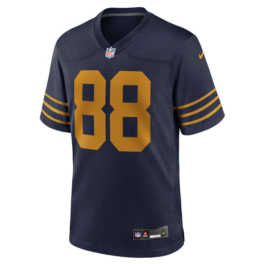 Men's Green Bay Packers Luke Musgrave Nike Navy The 1923 Classic Game Jersey