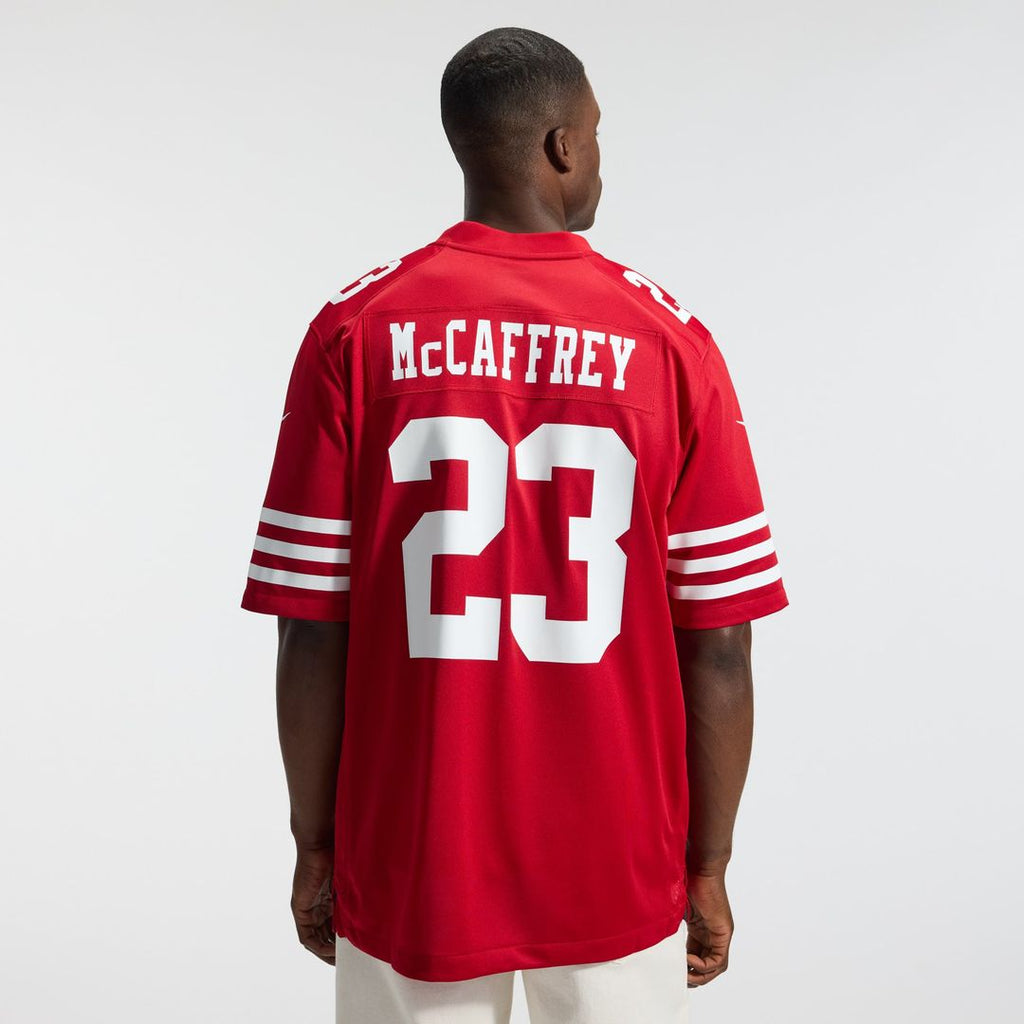 Men's San Francisco 49ers Christian McCaffrey Nike Scarlet Game Player Jersey