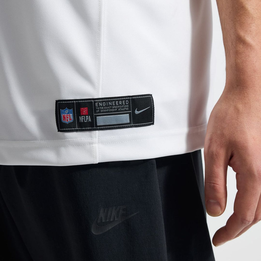 Men's Washington Commanders Jayden Daniels Nike White Vapor F.U.S.E. Stitched Limited Jersey