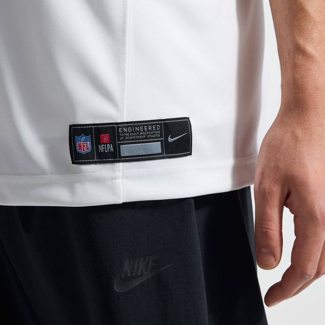 Men's Washington Commanders Jayden Daniels Nike White Vapor F.U.S.E. Stitched Limited Jersey