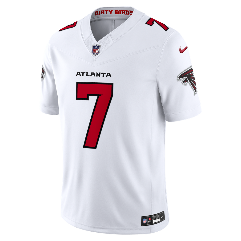 Men's Atlanta Falcons Bijan Robinson Nike Black Alternate Throwback Vapor F.U.S.E. Stitched Limited Jersey