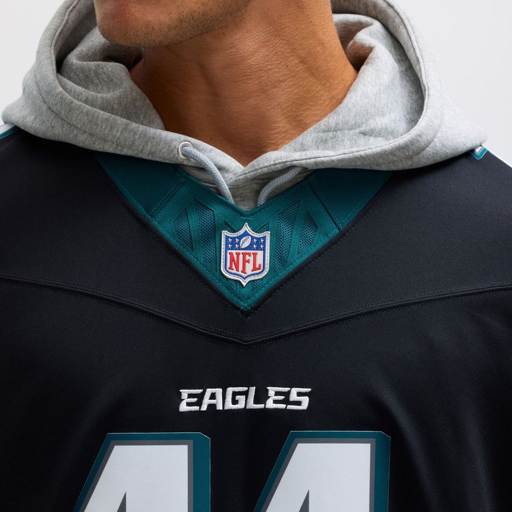 Men's Philadelphia Eagles A.J. Brown Nike Black Alternate Vapor F.U.S.E. Limited Jersey