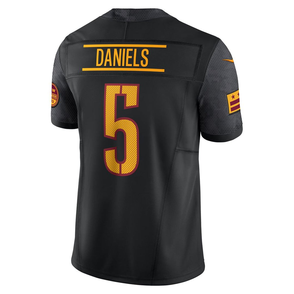 Men's Washington Commanders Jayden Daniels Nike White Vapor F.U.S.E. Limited Super Bowl Era Jersey
