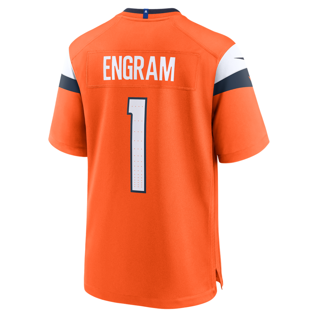 Men's Denver Broncos Evan Engram Nike  Orange Team Game Jersey