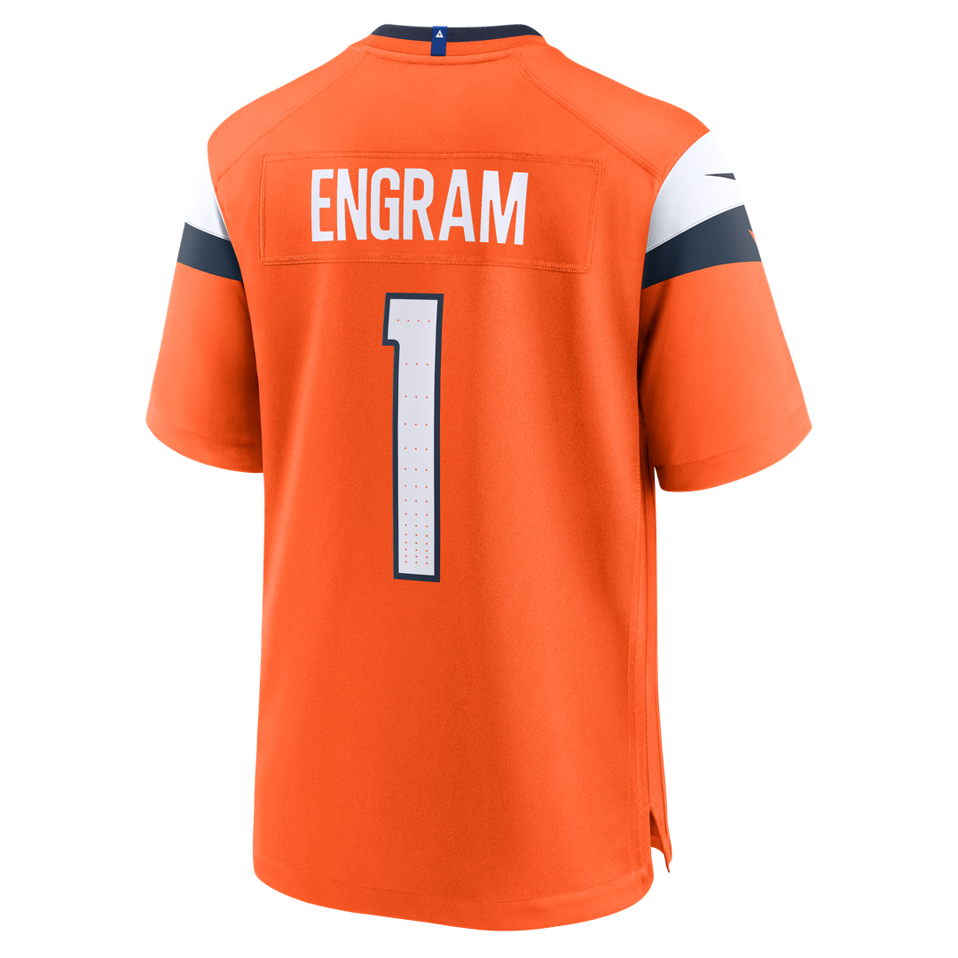 Men's Denver Broncos Evan Engram Nike  Orange Team Game Jersey