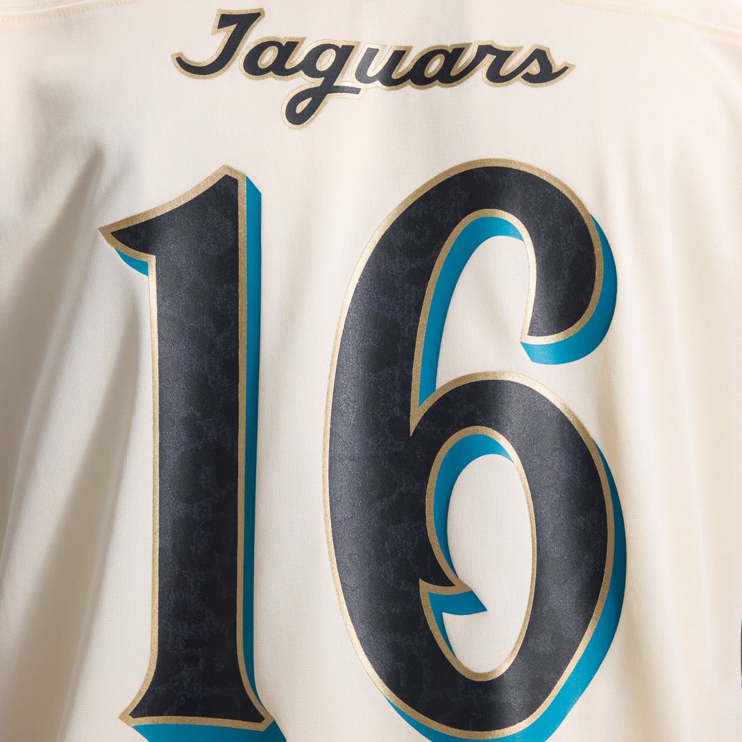 Men's Jacksonville Jaguars Trevor Lawrence Nike Natural 2026 Rivalries Collection Game Jersey