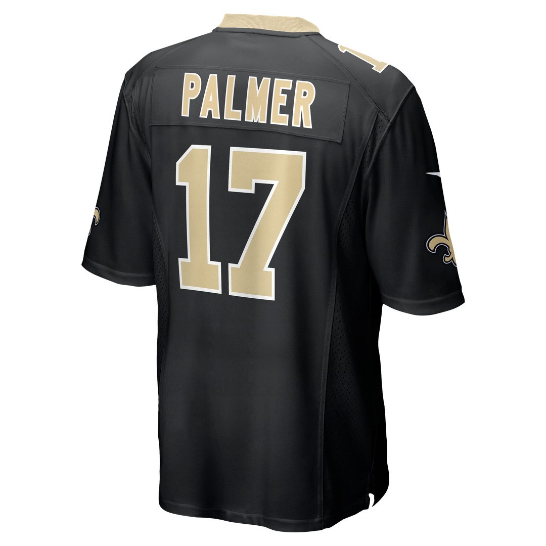 Men's New Orleans Saints Trey Palmer Nike  Black Team Game Jersey