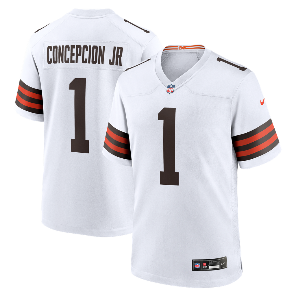 Men's Cleveland Browns KC Concepcion Jr. Nike White Game Jersey