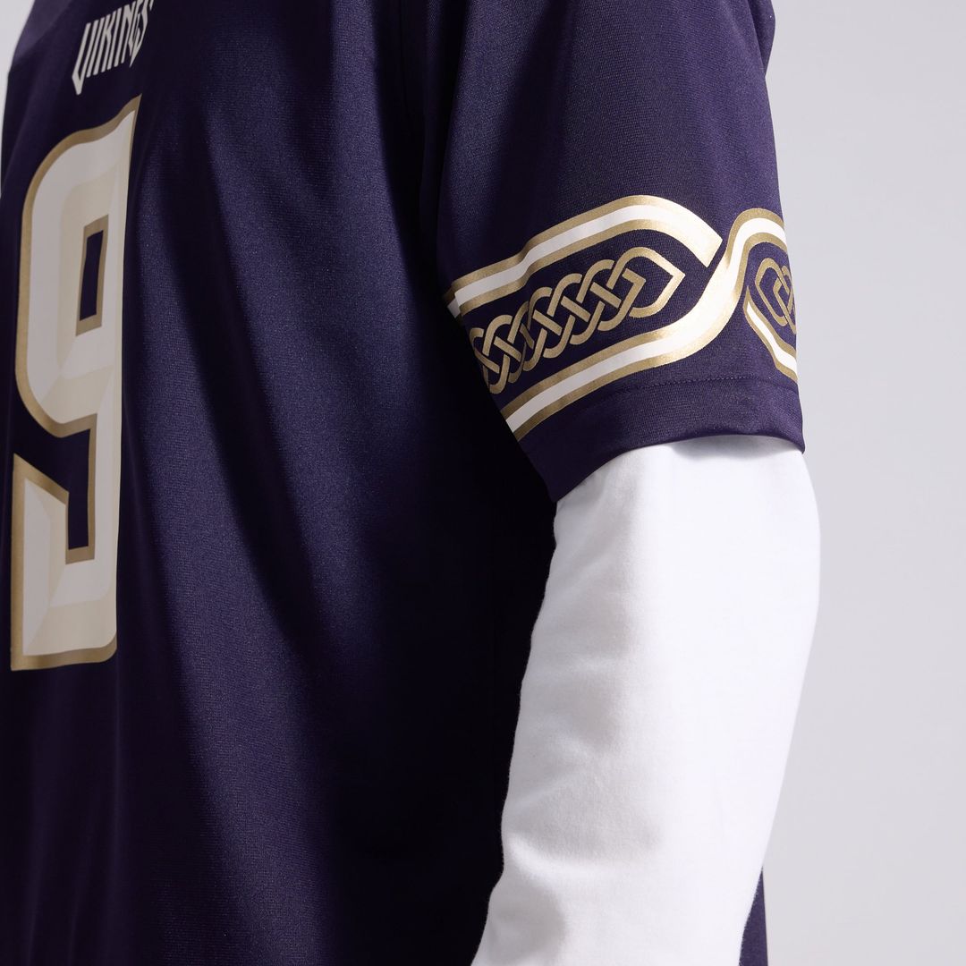 Men's Minnesota Vikings J.J McCarthy Nike Purple 2026 Rivalries Collection Game Jersey