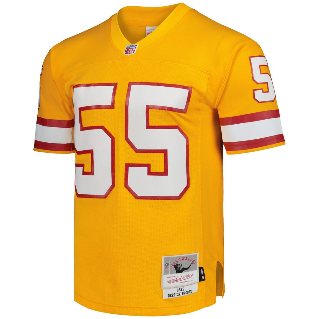 Men's Tampa Bay Buccaneers Derrick Brooks Mitchell & Ness Orange Legacy Replica Jersey