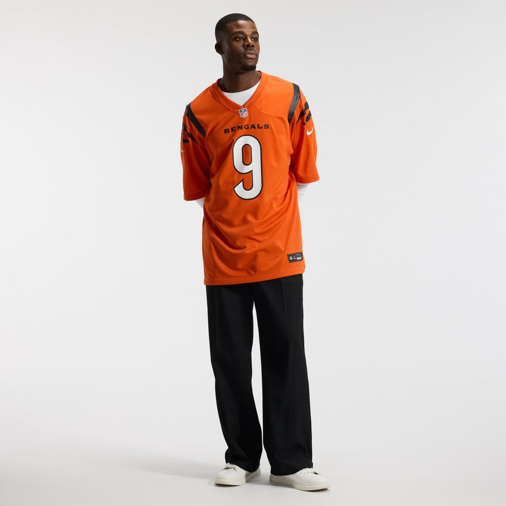 Men's Cincinnati Bengals Joe Burrow Nike Orange Alternate Game Jersey