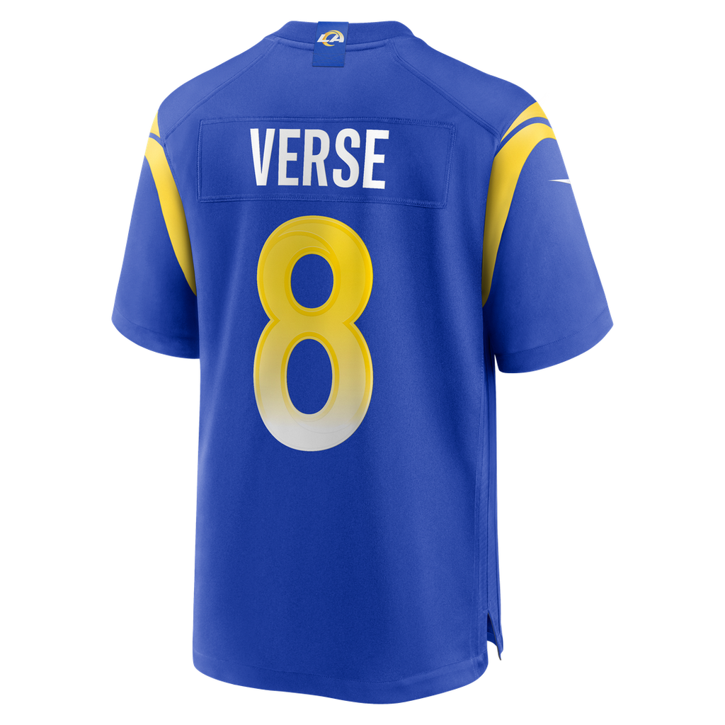 Men's Los Angeles Rams Jared Verse Nike Royal  Player Game Jersey